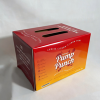 Emballage personnalisé pour boissons en boîte de conserve de 12 paquets de 355 ml (12 oz) avec impression intégrale, boîte en papier pour le transport