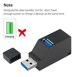 Shenzhen caliente <span class=keywords><strong>USB</strong></span> 3,0 HUB adaptador extensor Mini Splitter Box 3 puertos para PC portátil <span class=keywords><strong>Macbook</strong></span> teléfono móvil lector de disco U de alta velocidad - Product Image 4