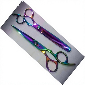 ASAP - Juego de Tijeras de Peluquería Ajustables de 6 Pulgadas, Hoja de Acero Inoxidable, Punta Afilada, para Diestros, Mango Largo, 28 - Product Image 1