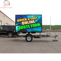 Remorque publicitaire mobile tout-en-un P6 pour affichage extérieur, écran LED, indice de protection IP65, 5000 cd, couleur intégrale, garantie 5 ans