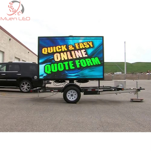 Todo en uno P6 Señal comercial Cartelera Publicidad móvil al aire libre Remolque Pantalla LED IP65 Clasificado 5000cd a todo color - Product Image 3