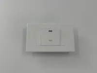 Interrupteur et prise murale de couleur blanche de qualité américaine durable 45a pour la maison, l'hôtel, le PC