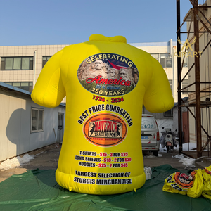 Camiseta Inflable <span class=keywords><strong>de</strong></span> Manga Corta con Logotipo Personalizado, Modelo Deportivo, Accesorio Inflable para Juegos, Globo Inflable con Forma <span class=keywords><strong>de</strong></span> Jersey - Product Image 5