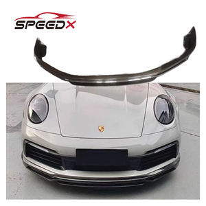 Pour <span class=keywords><strong>Porsche</strong></span> Carrera <span class=keywords><strong>911</strong></span> 992 mise à niveau <span class=keywords><strong>Techart</strong></span> Kit de carrosserie de lèvre avant en Fiber de carbone 992 <span class=keywords><strong>Techart</strong></span> lèvre avant - Product Image 1