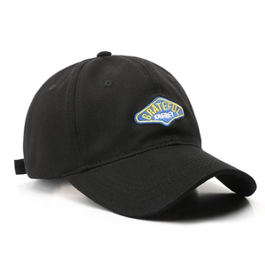 Gorra de Béisbol Unisex de 6 Paneles, 100% Algodón, Ajustable, Estilo Deportivo, Suave, Curvada, con Lazo de Hojas Coloridas, a la Moda - Product Image 3