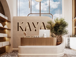 Beauty Salon Interior Design Service Custom Product Display Shelving System and Wooden Wall Shopfitting - Product Image 2