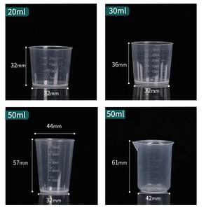 ถ้วยตวงพลาสติกใสทางวิทยาศาสตร์ถ้วย PP บีกเกอร์ - Product Image 5