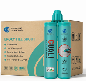Adhésifs époxy bicomposants écologiques pour carrelage et scellants de jointoiement gris pour carrelage - Product Image 4