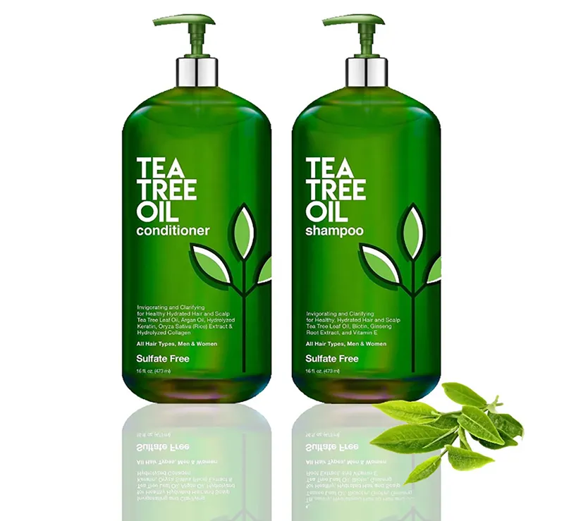 OEM/OEM Private Label Organic Tea Tree Anti Dandruff Growth Shampoo And Conditioner