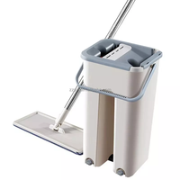 Outil de nettoyage de carrelage en bois dur et stratifié Seau de vadrouille à presser pour usage domestique