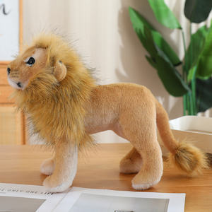 Farklı Peluş Simülasyon Orman Hayvanları Leopar Kaplan Aslan Hayvan Yumuşak Peluş Hayvanlar Yumuşak Peluş Oyuncaklar - Product Image 4