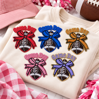 En gros, Patch de football brodé personnalisé, thermocollant, pour le jour du match, pour vêtements de sport, sweat-shirts, sacs, chapeaux et fournitures DIY