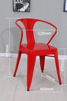 Chaise de comptoir de style industriel moderne en fer rétro pour la maison, le bureau, l'hôtel, le restaurant, utilisation en intérieur, matériau métallique durable