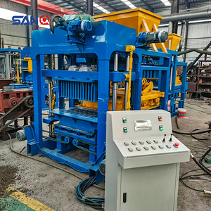 Ligne de production de blocs de béton électriques entièrement automatiques QT4-25 pour pavés, parpaings et bordures – Vente chaude en Afrique - Product Image 2