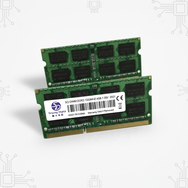 4GB DDR3 1333MHz SO-DIMM Laptop RAM, 1.35V Low Voltage Memory Module for Notebook / All-in-One PC