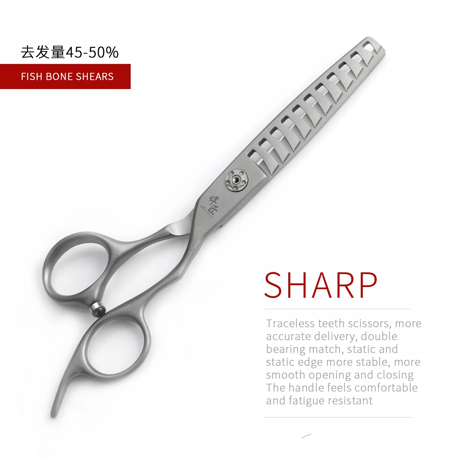 CNC Premium Japan VG10 Professional Matte-gray Barber scissors Hair Thinning Shears for Salon Tijeras Hairdressing scissors Kit