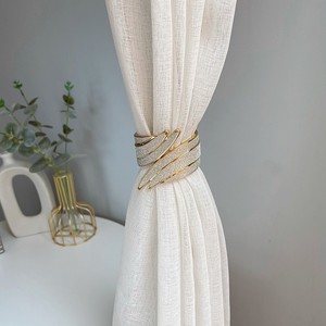 Elegant Crystal Flower Magnetic Curtain Rope <strong>Tieback</strong> - Product Image 3