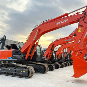 Excavatrice Hitachi ZX350 35T d'occasion, peu d'heures de fonctionnement, peinture d'origine, pompe hydraulique, godet 2,6 m, puissance 200-210 kW, modèle 2025, pour travaux routiers - Product Image 1