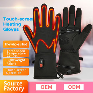 Kanada toptancı sipariş için profesyonel kros kayak ısıtmalı eldiven tam parmak karbon Fiber ısıtma 3-Levels akıllı kontrol - Product Image 6