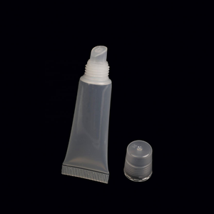 For Eco-friendly Cylinder PE Squeeze Tube with Easy Open End for Cosmetic Packaging 5ml 8ml 10ml 13ml <b>Lip</b> Balm Skin Care - Product Image 2