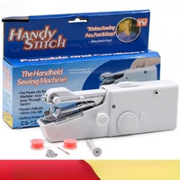 Nouveau kit de couture électronique portable pour la maison, mini machine à coudre rapide sans fil, blanc