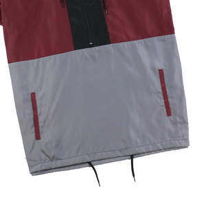 Coupe-vent personnalisable de taille XL de haute qualité à revêtement transparent pour la randonnée à fermeture à glissière High Street OEM - Product Image 6