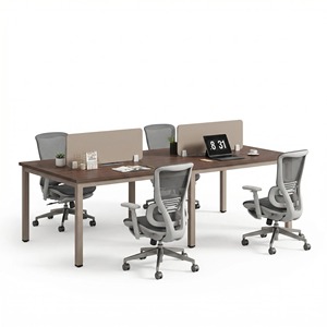 Escritorio Modular de la Serie Twilight, Combinable, con Partición de Privacidad para Oficina, Estación de Trabajo para Oficina Abierta, Escritorio Minimalista - Product Image 1