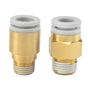 Copper Air <b>Hose</b> Connectors for PC Air <b>Compressors</b> Pneumatic 4/10-03/12-5/KQ2H Quick Couplings KQ2S Internal Hex Coiled - Product Image 1