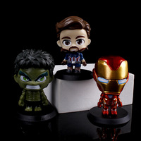 Set de Figuras de Acción de Marvel Iron Spider-Man y Thor de PVC, Adornos para Coche y Escritorio con Embalaje Original