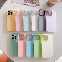 Coque de téléphone 2-en-1 antichoc et givrée couleur bonbon mate pour Apple iPhone 12 13 14 15 16 17 Pro Max