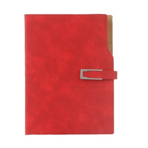 Leather Cover A5 Business Notebooks Daily Planner Journal <b>Notepad</b> Loose-Leaf Printed Gift with Magnetic Snap - Product Image 1