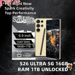Nouveau Smartphone Global S26 Ultra 5G LTE Octa Core 16 Go de RAM 1 To de Stockage Déverrouillé Android avec Face ID et Empreinte Digitale Double SIM - Product Image 2