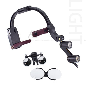 Dental Headlamp 3.5X2.5X Magnifier With Light Shadowless Medical Surgical Use - Product Image 1