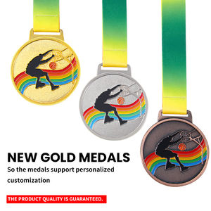 Medallas Deportivas Clásicas JZ 2026 Personalizadas de Aleación de Zinc para Natación, Kickboxing, Lucha Libre, Fútbol, Pickleball, Baloncesto - Product Image 6