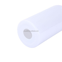 Usine directe 12oz gobelet en acier inoxydable pour enfants blanc Sublimation Double paroi bouteille d'eau avec pour couvercle de paille
