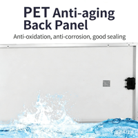 Panneau solaire monocristallin en silicium monocristallin à demi-cellule avec puissance maximale pour une utilisation sur le toit pour la maison