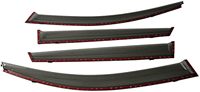 Pare-soleil de porte de pluie pare-soleil Chrome déflecteurs de vent pour Foton Tunland Pickup E3 E5 G7 2012-2019