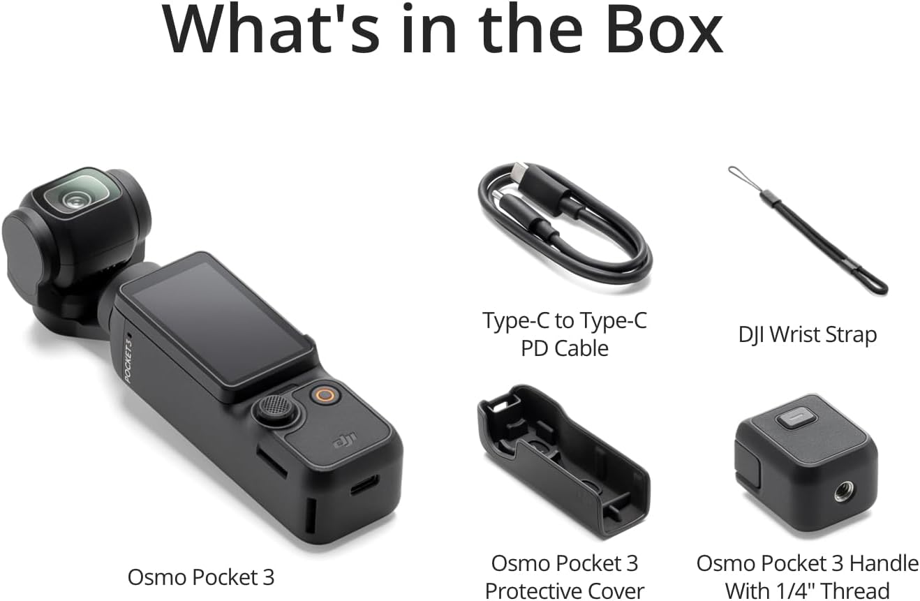DJI Osmo Pocket 3 - Ultimate Vlogging Camera with 4K Video