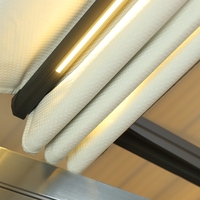 Installation facile pour l'extérieur Pliage en aluminium rétractable Auvent motorisé Toit rétractable