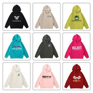 Men's Custom <b>Logo</b> Pullover Hoodie Collar Without Drawstring 100% Cotton Solid Color Oversize with Drop Shoulder and Hooded - Product Image 3