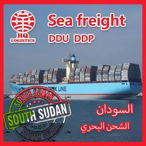 Agente de envío con envío gratuito a south sudan, fedex express a sudan, proveedor de transporte en china