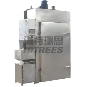 Electric meat smoke house/ sausage fish smoking chamber oven machine for sale