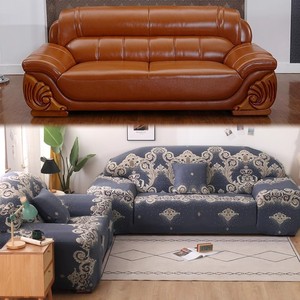 Housses <span class=keywords><strong>de</strong></span> canapé extensibles <span class=keywords><strong>de</strong></span> luxe 3 places 2 places à motifs imprimés en soie <span class=keywords><strong>de</strong></span> lait, protection <span class=keywords><strong>de</strong></span> canapé, serviette - Product Image 1