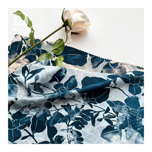 Tissu d'habillement en voile 100 % polyester WI-B07, uni ou imprimé floral, en faille crêpe, <span class=keywords><strong>pour</strong></span> vêtements de mariage, accessoires en gros en stock - Product Image 6