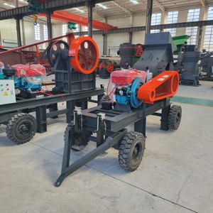 Concasseur à marteaux PC400*600 Concasseur à marteaux mobile Convient pour le minerai d'or, le béton, la gangue, le <span class=keywords><strong>verre</strong></span> et la pierre - Product Image 6