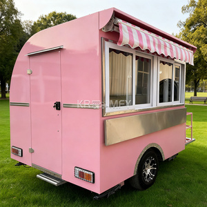 Remorque de concession mobile pour café et crème glacée, chariot de restauration rapide d'extérieur, chariots de vente ambulante - Product Image 5