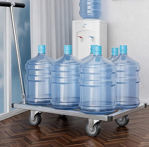 Penjualan Terbaik BC-525 nama merek dapat disesuaikan tugas berat bingkai baja tangan truk logam kustom tugas berat gudang memetik keranjang - Product Image 6