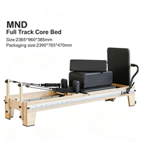MJD W46 Reformer de Pilates en aluminium durable et accessoires de musculation pour Pilates, machine de Pilates Reformer, Yoga et Pilates