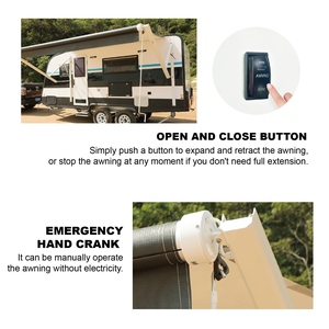 Awnlux <span class=keywords><strong>accessori</strong></span> per parti di <span class=keywords><strong>camper</strong></span> all'<span class=keywords><strong>ingrosso</strong></span> camion rimorchio da campeggio all'aperto Overland Caravan Side Roll out tenda da sole <span class=keywords><strong>camper</strong></span> - Product Image 3