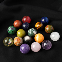 Sphère de cristal naturel, boule de pierre précieuse polie, sphères minérales de quartz et d'agate, boules de pierres de guérison, décoration intérieure, vente en gros